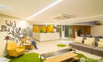 Imagem 3: Flat com 1 dormitório à venda, 40 m² por R$ 628.314,75 - Cabo Branco - João Pessoa/PB