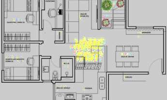 Imagem 4: Apartamento Duplex com 3 dormitórios à venda, 130 m² por R$ 849.000,00 - Vila Augusta - Gu