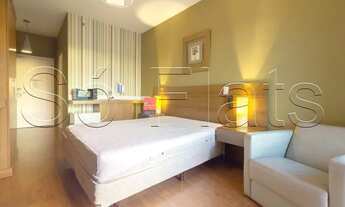 Imagem 3: Flat no Comfort Ibirapuera disponível para locação contendo 26m², 1 dormitório e 1 vaga de