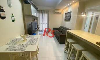 Imagem 3: Flat com 1 dormitório à venda, 45 m² por R$ 400.000,00 - Gonzaga - Santos/SP