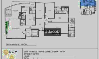 Imagem 7: Vendo apt 4 suítes, 170 m² no Ed. Dom - bairro Umarizal