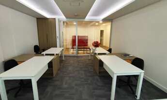 Imagem 5: Aluga conjunto mobiliado com 109,50m² de área útil no Escritórios Rio Negro Alphaville