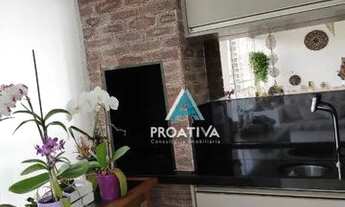 Imagem 4: Apartamento à venda com 03 dormitórios e lazer à venda, 96m² - Vila Valparaíso - Santo And