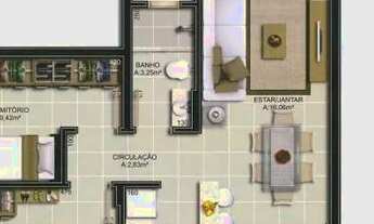 Imagem 2: Apartamento á venda possui 52 metros quadrados com 2 quartos em Balneário Rincão - Içara