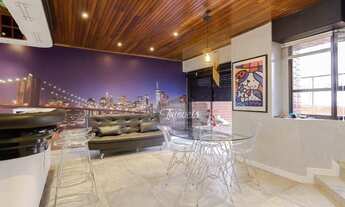 Imagem 2: Cobertura duplex à venda, terraço grande, mobiliada, reformada, perto Praça Expedicionário