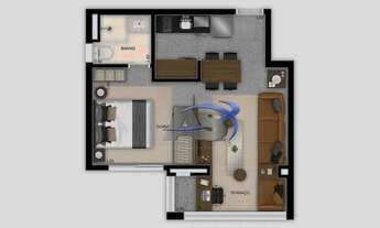 Imagem 7: Apartamento com 1 dormitório à venda, 38 m² por R$ 860.000,00 - Jardim Paulista - São Paul