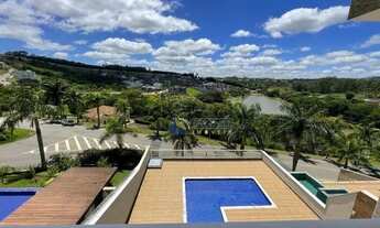 Imagem 3: SOBRADO para LOCAÇÃO com 4 SUÌTES, VARANDA COM PISCINA, ÁREA GOURMET E VISTA IMPERDÍVEL no