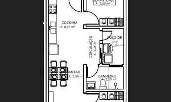 Imagem 4: Casa com 2 dormitórios à venda, 53 m² por R$ 229.000,00 - Campestre - São Leopoldo/RS
