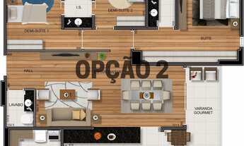 Imagem 3: Apartamento com 3 dormitórios à venda, 124 m² por R$ 900.000,00 - Neva - Cascavel/PR