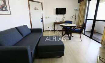 Imagem: Flat com 1 dormitório para alugar, 40 m²