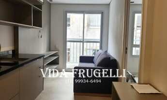 Imagem 6: Apartamento studio de 31 m² novo, totalmente mobiliado, com suíte e varanda. Pinheiros Sã