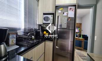 Imagem 2: Apartamento de 2 Dormitórios com garagem coberta e semi mobiliado no Bairro Forquilhinhas