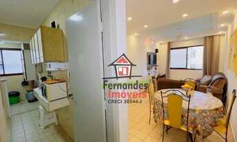 Imagem 6: Apartamento mobiliado frente mar com 1 dormitório para alugar, 50 m² por R$ 1.900/mês - Av