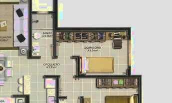 Imagem 4: Apartamento á venda possui 52 metros quadrados com 2 quartos em Balneário Rincão - Içara