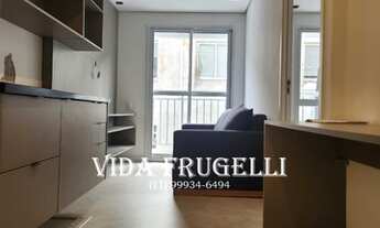 Imagem 5: Apartamento studio de 31 m² novo, totalmente mobiliado, com suíte e varanda. Pinheiros Sã