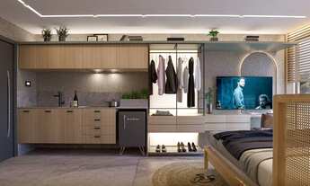 Imagem 4: Flat para Venda em João Pessoa, Bessa, 1 dormitório, 1 suíte, 1 banheiro