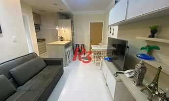 Imagem 5: Flat com 1 dormitório à venda, 45 m² por R$ 400.000,00 - Gonzaga - Santos/SP