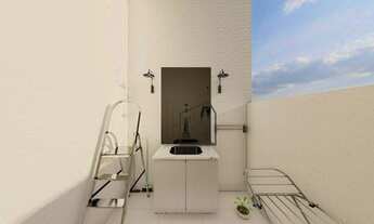 Imagem 5: Apartamento Duplex com 2 dormitórios à venda, 95 m² por R$ 522.300,00 - Campestre - Santo