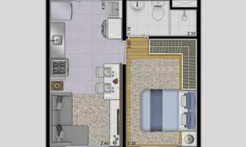Imagem 7: Plano & Estação Giovanni Gronchi - 1 Dorm 26 à 29m2 - 4 minutos andando do Metrô