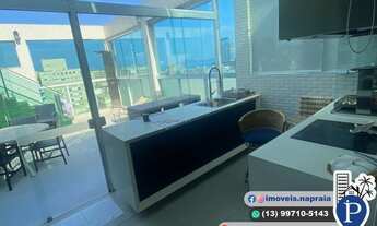 Imagem 3: Cobertura duplex para venda possui 244 metros quadrados com 3 quartos em Gonzaga - Santos