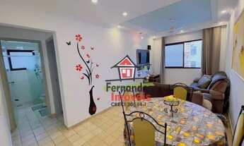 Imagem 3: Apartamento mobiliado frente mar com 1 dormitório para alugar, 50 m² por R$ 1.900/mês - Av