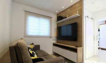 Imagem 3: Cobertura com 2 dormitórios à venda, 74 m² por R$ 377.000,00 - Parque das Nações - Santo A