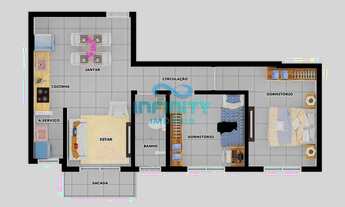 Imagem 4: Apartamento com 2 dorms, Vera Cruz, Gravataí - R$ 210 mil, Cod: 888