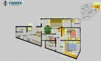 Imagem 6: Apartamento 02 Quartos com suíte - Edifício Ilha do Farol - Jardim Camburi - Vitória/ES