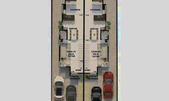 Imagem 3: Casa Geminada Independente, Alto Padrão, 3 quartos à venda, 123 m² por R$ 999.000 - Santa