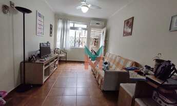 Imagem 2: Apartamento com 2 dormitórios à venda, 74 m² por R$ 415.000,00 - Gonzaga - Santos/SP