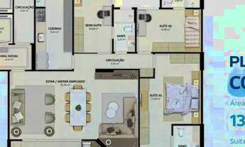 Imagem 2: Apartamento para venda possui 132 metros, com 3 quartos em Atalaia - Aracaju - SE