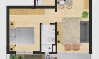 Imagem 3: Apartamento Garden com 1 dormitório à venda, 65 m² por R$ 525.445,00 - Petrópolis - Porto