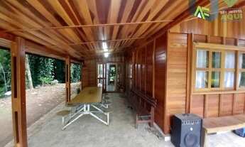 Imagem 3: Linda Chácara com casa térrea, nova, de madeira e localização linda em meio a natureza! Es