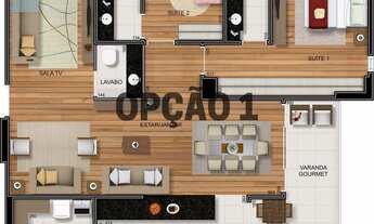 Imagem 2: Apartamento com 3 dormitórios à venda, 124 m² por R$ 900.000,00 - Neva - Cascavel/PR