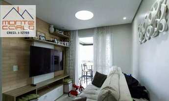 Imagem 2: Apartamento com 2 dormitórios (1 suíte) à venda, 58 m² por R$ 425.000 - Rudge Ramos - São