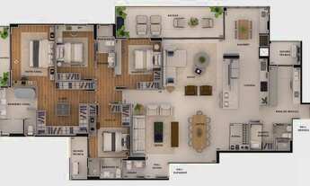 Imagem 3: APARTAMENTO com 4 dormitórios à venda por R$ 3.695.594,00 no bairro Mossunguê - CURITIBA