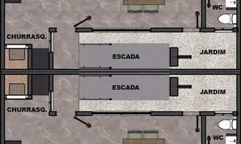 Imagem 6: Sobrado com 2 dormitórios à venda, 104 m² por R$ 390.000,00 - Esmeralda - Cascavel/PR