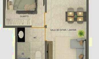 Imagem 2: Apartamento Duplex com 4 dormitórios à venda, 148 m² por R$ 1.102.600 - Monte Castelo - Ca