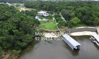 Imagem 3: Propriedade na Ponta Negra orla do Tarumã. Terreno 10.059m2, duplex com 600m2. Viveiro com