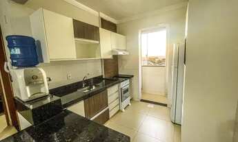 Imagem 3: Apartamento mobiliado para locação. Possui 2 quartos com ares condicionados, se