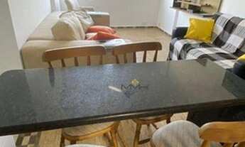 Imagem 4: Apartamento pé na areia com vista frontal da sala, suíte e quarto, são 3 dormitórios - Emb