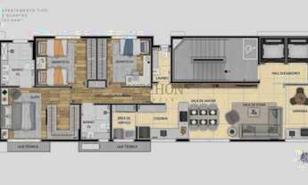 Imagem 3: Apartamento à venda, 3 quartos, 1 suíte, 2 vagas, Santo Agostinho - Belo Horizonte/MG