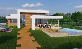 Imagem 2: Casa moderna com piscina em dos melhores condomínios da cidade