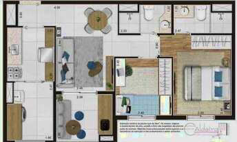 Imagem 2: Apartamento com 2 dormitórios à venda, 56 m² por R$ 350.000,00 - Gopoúva - Guarulhos/SP