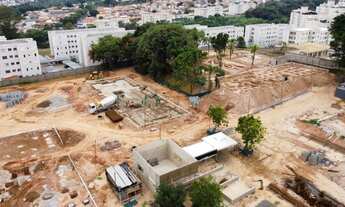 Imagem: Obras adiantadas, apartamento com 47m²