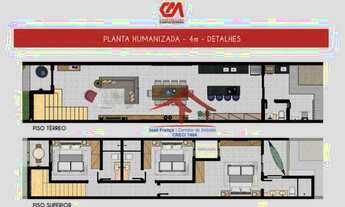 Imagem 4: Casa duplex nova, com 03 quartos suítes, 146 m² por R$ 663.000 - Maraponga - Fortaleza/CE
