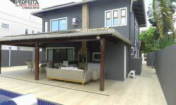 Imagem 7: Mansão Mobiliada com Varanda Gourmet Integrada a Piscina na rua mais charmosa do Alphavill