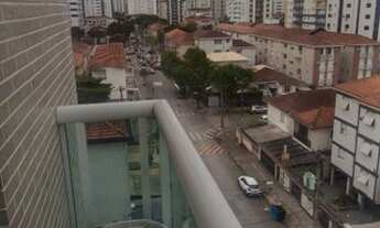 Imagem 2: Apartamento com 2 dormitórios à venda, 54 m² por R$ 450.000 - Campo Grande - Santos/SP