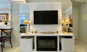 Imagem 3: Decorado em prédio com piscina e apto com vista para o mar!