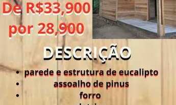 Imagem: CASA DE MADEIRA PRÉ FABRICADA